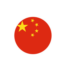 China flag_Circle shape icon