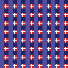 Seamless pattern with classic checkered design in blue color. Checkered tartan plaid. Geometric background design for fabric and prints