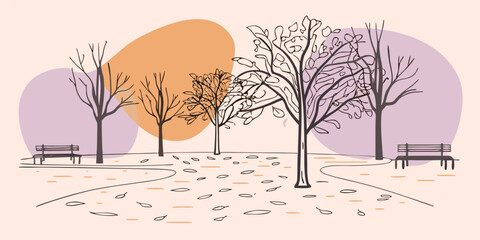 Autumn Serenity in Velage Park