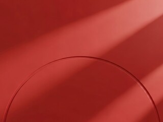 Lunar New Year Minimalist red background with subtle light rays | Background, moon, sunset, red, lunar, new, year, abstract.