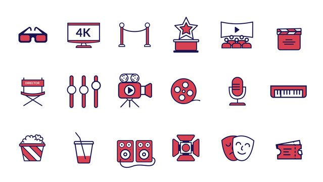 Animated Icons Entertainment