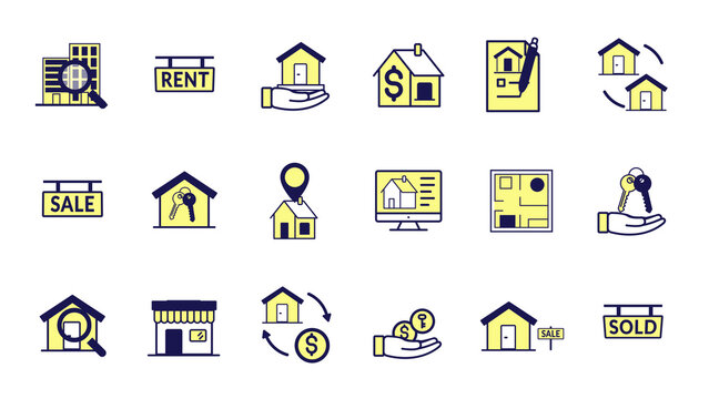 Animated Icons Real Estate