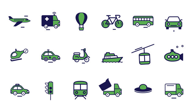 Animated Icons Transportation
