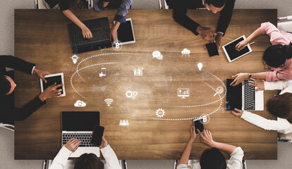 Digital business ecosystem integrating multiple business, ecosystem, and technology elements in a seamless digital network Vouch