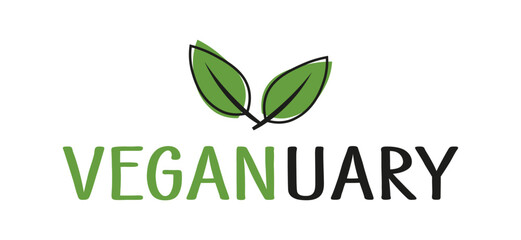 Veganuary - Icon on a transparent background