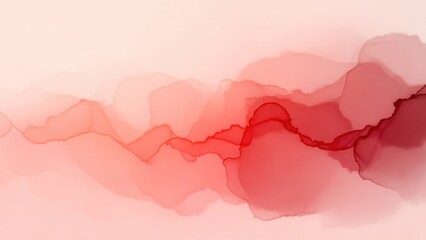 Red and pink watercolor style abstract Soft Romantic Valentine?s Day Love background