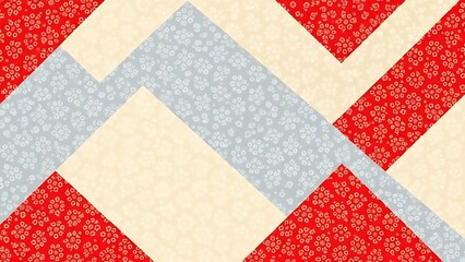 Interwoven quilt pattern