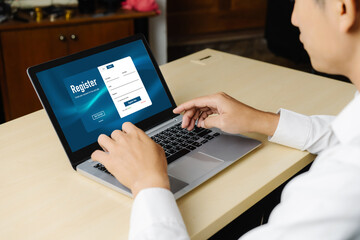 Online registration form for modish form filling on the internet website