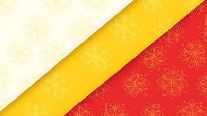 Vibrant floral patterned fabric