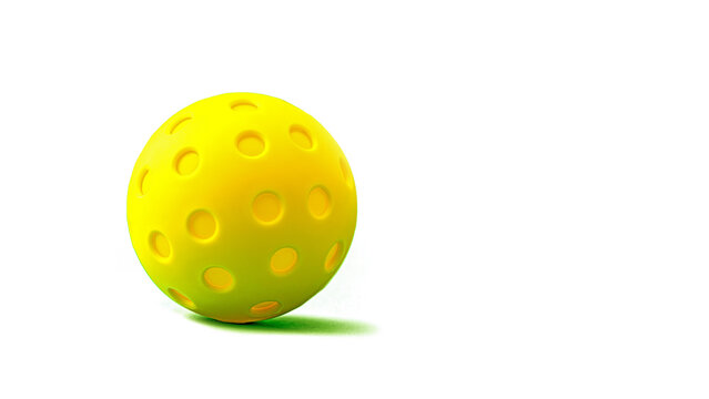 YellowPickleball on a pure white background.