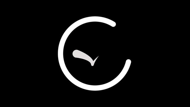 Animated Green Checkmark Video - Correct Tick Sign Approval Success, right check mark, select tick mark, confirm, with alpha channel
