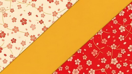 Vibrant floral patterned fabric