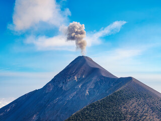 Fuego Volcano, borders of Chimaltenango, Escuintla and Sacatepequez departments, Guatemala