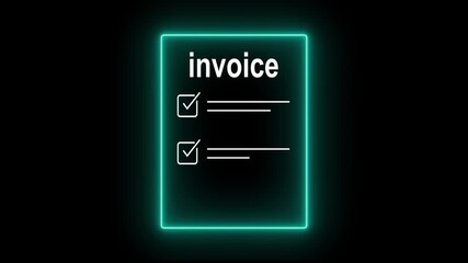 Digital invoice management and electronic document automation for business finance with online payment technology, checklist, completed status, and modern office process management - Powered by Adobe