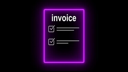 Digital invoice management and electronic document automation for business finance with online payment technology, checklist, completed status, and modern office process management - Powered by Adobe