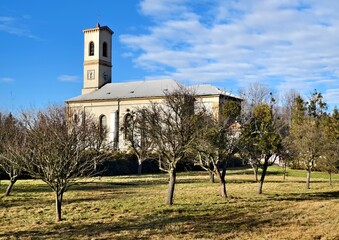 church building in the village of Verovice