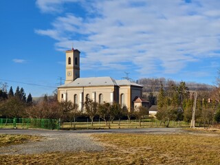 church building in the village of Verovice