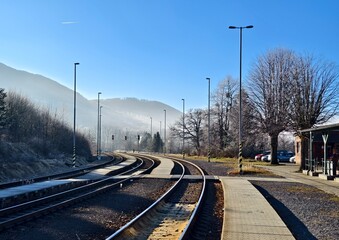 railway station in the village of Verovice