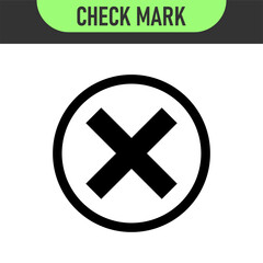 Obraz premium check mark icon button set. check box icon with right and wrong buttons and yes or no checkmark icons in green tick box and red cross. vector illustration 