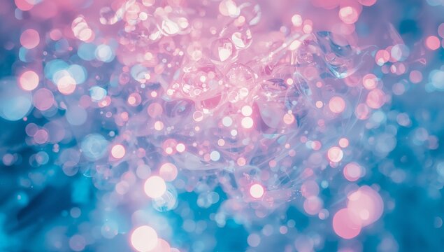 pink bokeh background
