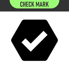 check mark icon button set. check box icon with right and wrong buttons and yes or no checkmark icons in green tick box and red cross. vector illustration  © Nort Kor