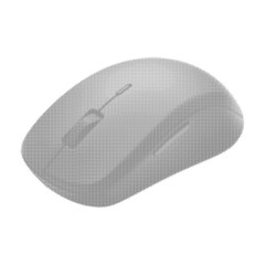 Mouse illustration with halftone pattern vector
