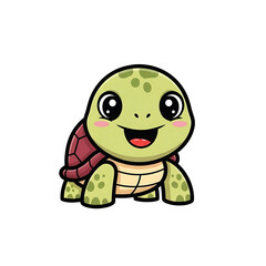 Fototapeta premium Cute Turtle Illustration.