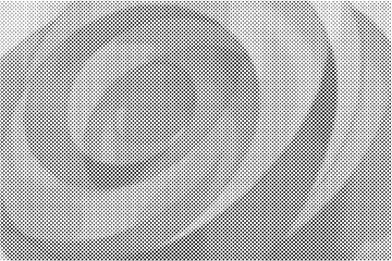 Halftone spiral dot pattern vector