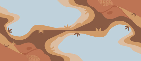 Majestic grey cliff face along a turbulent turquoise sea with a prominent rock stack, rendered in a bold graphic illustration style with halftone details