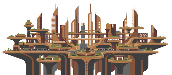 Hand-drawn illustration of fresh garden vegetables like lettuce, kale, radish, and cucumber arranged in a healthy and organic composition with a vintage graphic style and bold outlines