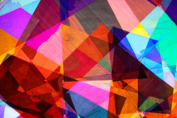 ステンドグラス風の模様