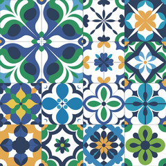 Obraz premium vector illustration hires Collection of High-Resolution Abstract Seamless ornament Patterns with Diverse Designs and Textures