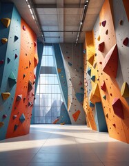 Full Frame Indoor Climbing Wall Gym 