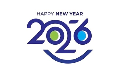 New year illustration design