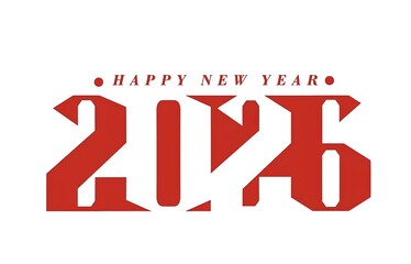 New year illustration design