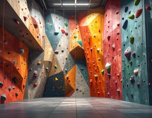 Full Frame Indoor Climbing Wall Gym 