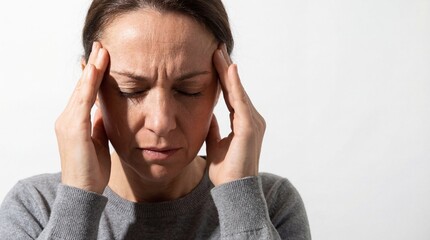 Fototapeta premium young woman with headache