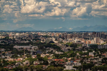 Fototapeta premium Visão de Curitiba - Paraná - Torre de Observação Panorâmica