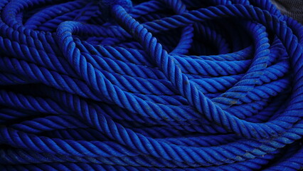 rope stacked in circles as a background