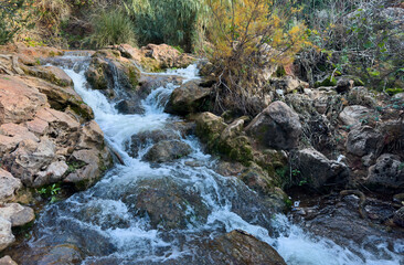 Fototapeta premium Queda do Vigario waterfall, Alte, Algarve, Portugal