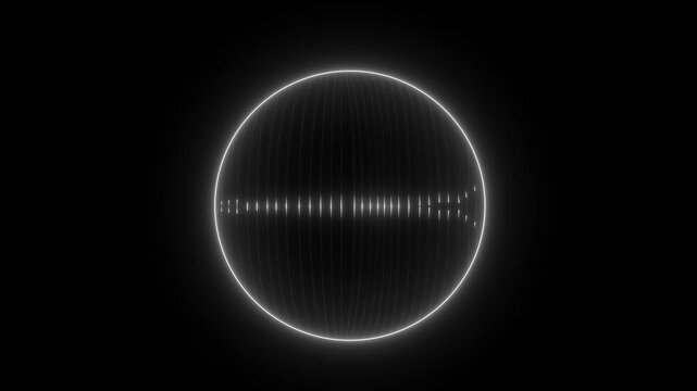 Artificial intelligence hologram technology connectivity futuristic glowing sphere between hands conveying innovation data and intelligent 4k video...