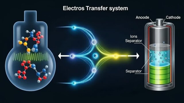 Electros Transfer System Diagram Illustrating Processes
