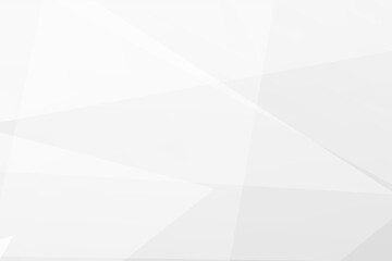 Fototapeta premium Abstract white and grey polygon background with clean geometric shapes, vector EPS 10.