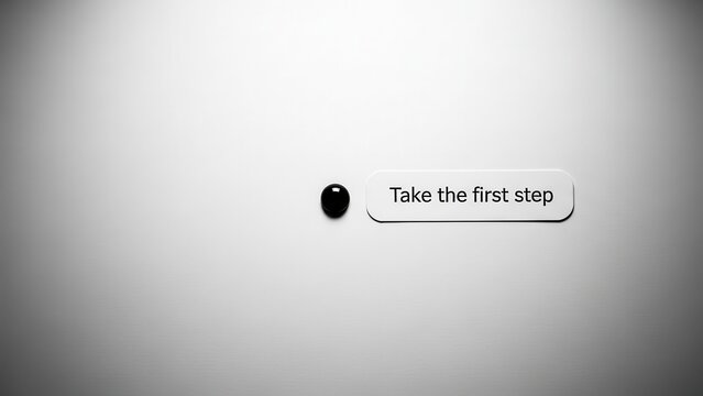 Take the first step on a blank surface