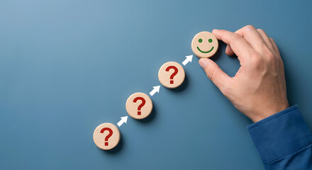 solution found, problem solved, happy face