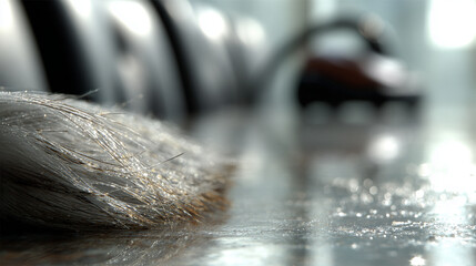 Realistic and clean images of the process and results of cleaning office spaces without human intervention.