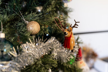 a reindeer Christmas tree decoration