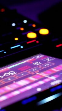 detailed plan of DJ equipment