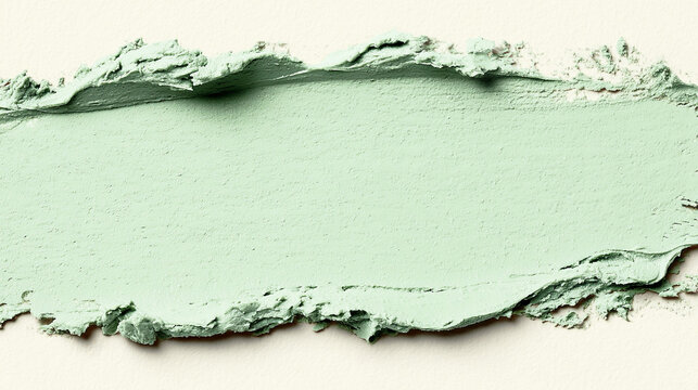 ミントグリーンのクリーム
