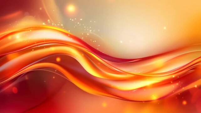 Abstract Flow of Colors: A vibrant and dynamic composition of flowing colors, blending warm hues and creating an image of energy and movement.